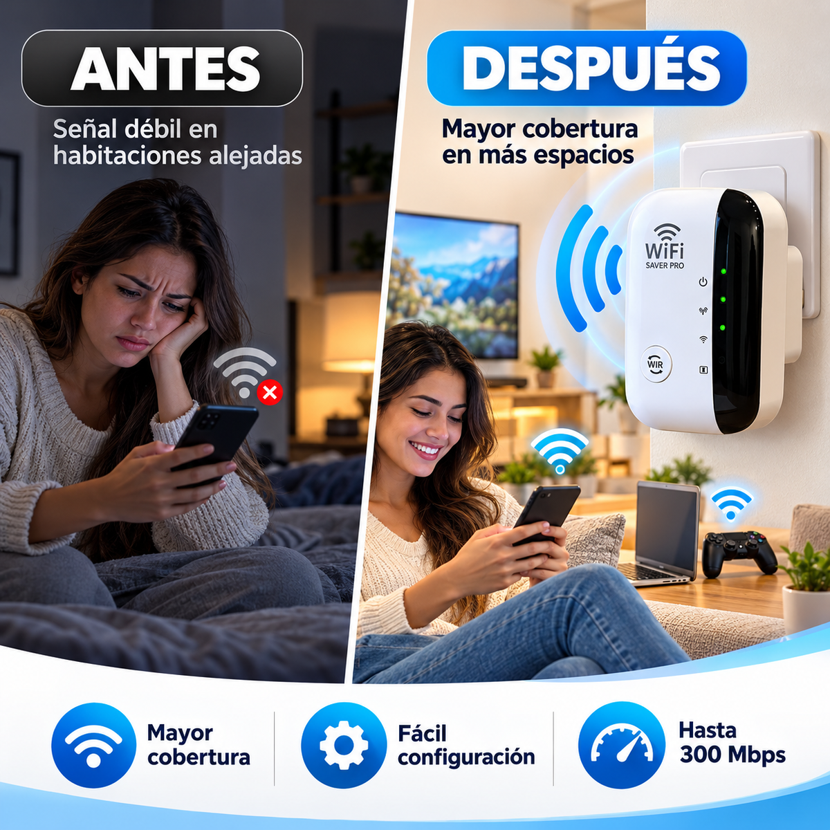 📶 WiFi Saver Pro | Lleva el WiFi a todo tu hogar