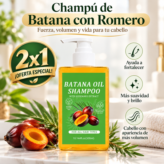 Champú de Batana con Romero – Fuerza, volumen y vida para tu cabello 🌿