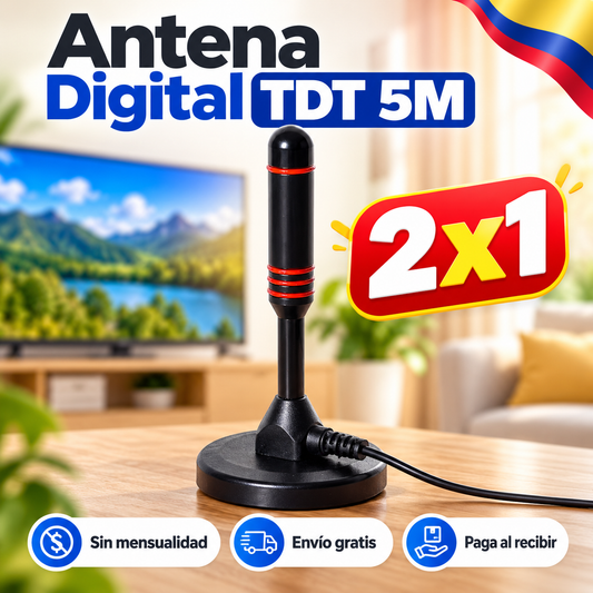 📺 ANTENA DIGITAL TDT 5M