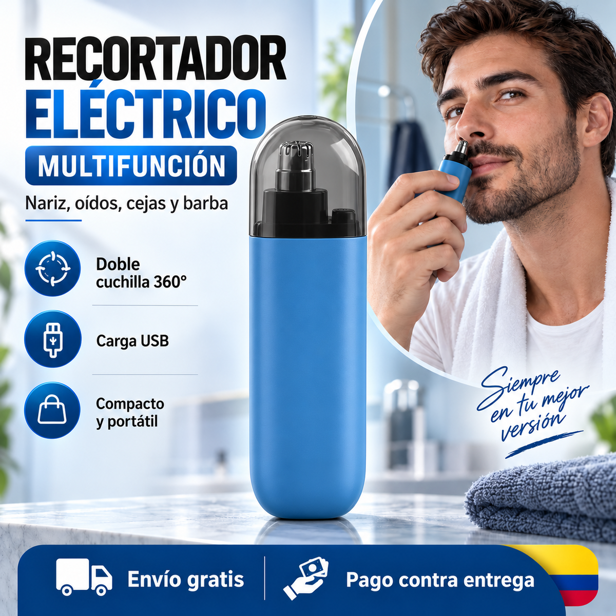 🔥 Recortador Eléctrico Multifunción – Cuida hasta los pequeños detalles