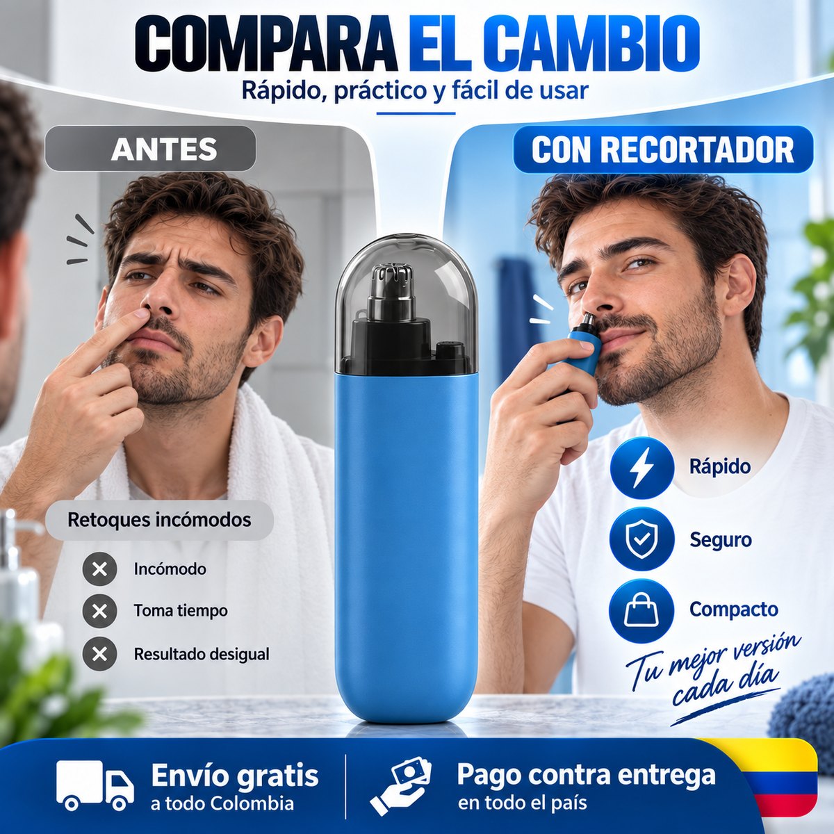 🔥 Recortador Eléctrico Multifunción – Cuida hasta los pequeños detalles
